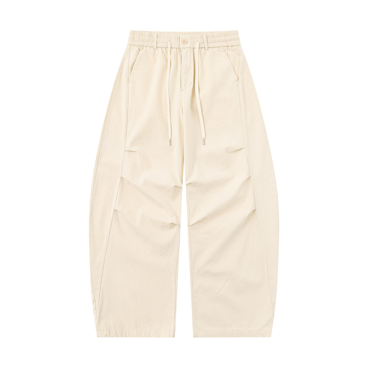 Women's Wide Cargo Bermuda with Drawstring Waist and Patch Pockets EVA-US