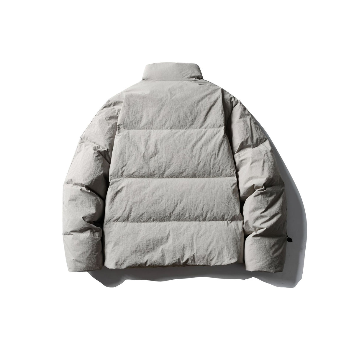 Men's Short Boxy Puffer with Padded Cushion Collar and Windproof Outer Shell EVA-US