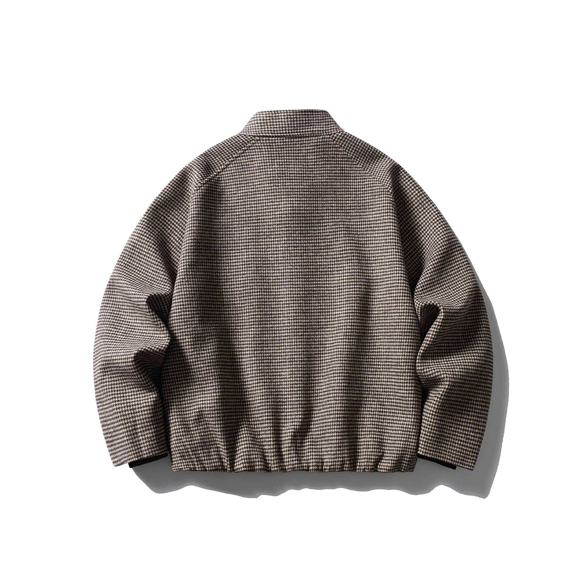 Unisex Short structured blouson jacket with stand-up collar and zipper EVA-US