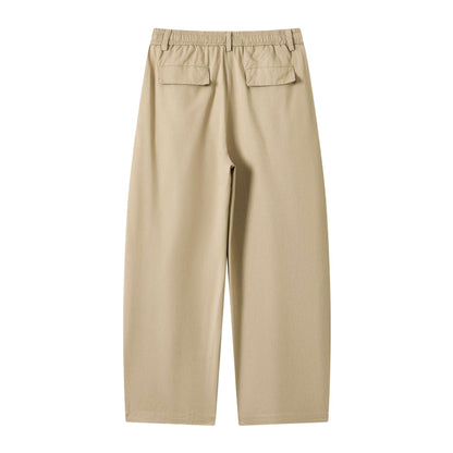 Women's wide culotte pants with elastic waistband and drawstring EVA-US