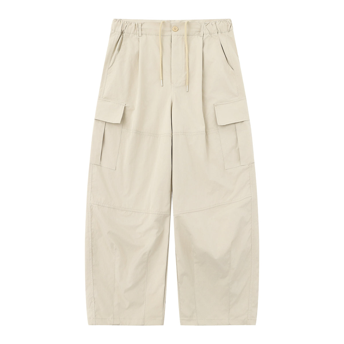 Men's cargo capri pants with elastic waistband, drawstring and utility pockets EVA-US
