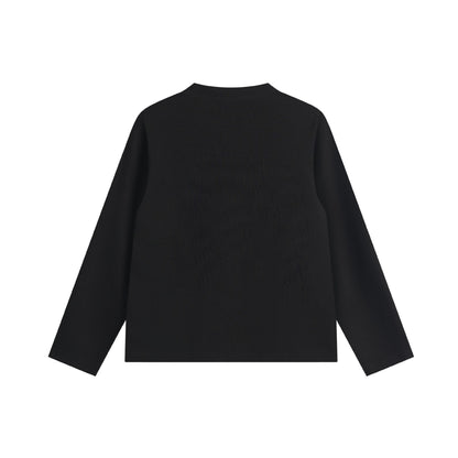 Unisex Oversize Sweatshirt with side snap plackets and round neck EVA-US