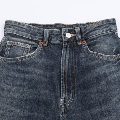 Women's jeans with high waist and wide leg EVA-US