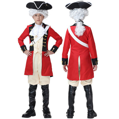 Men's Historical Soldier Costume with detailed EVA-US coat and accessories EVA-US
