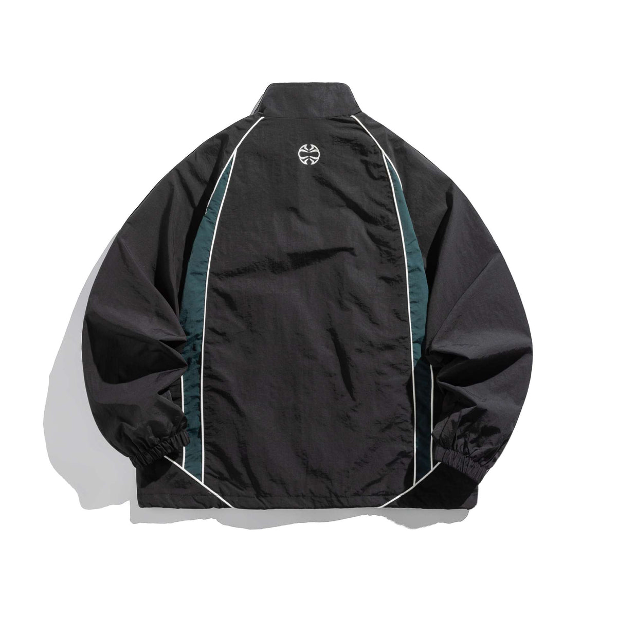 Unisex Lightweight Boxy Track Jacket with Contrast Piping EVA-US