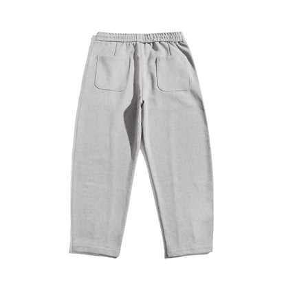 Women's Cropped Jogger Pants with Decorative Seams, High Elastic Waistband and Side Pockets