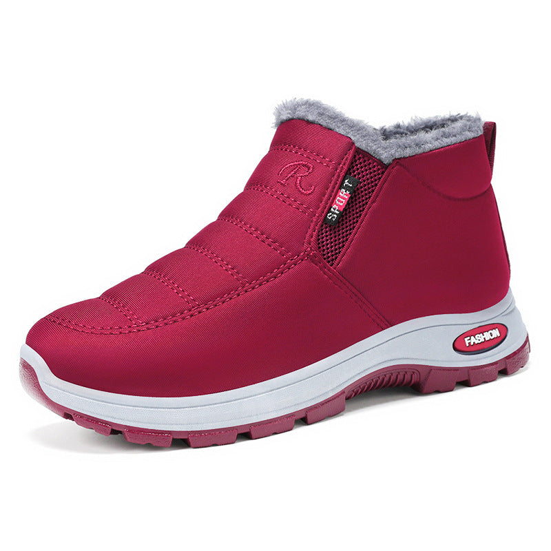 Ladies Winter Slip-On Sneaker | Warm Lining & Non-Slip Sole | Plus Sizes