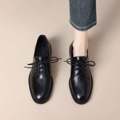 Women's Classic Leather Lace-up Shoes EVA-US