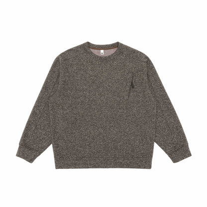 Unisex Structured Round Neck Sweatshirt with Raglan Sleeves and Ribbed Hem EVA-US