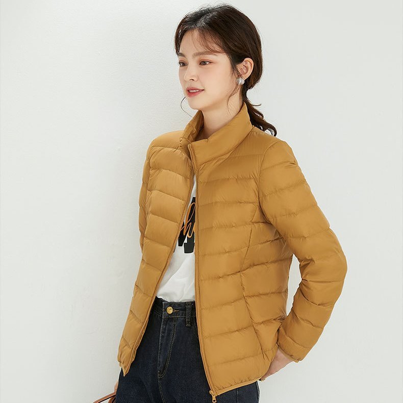 Women's Ultra-light Quilted Hooded Jacket with Ultra-flat Thermal Wadding EVA-US