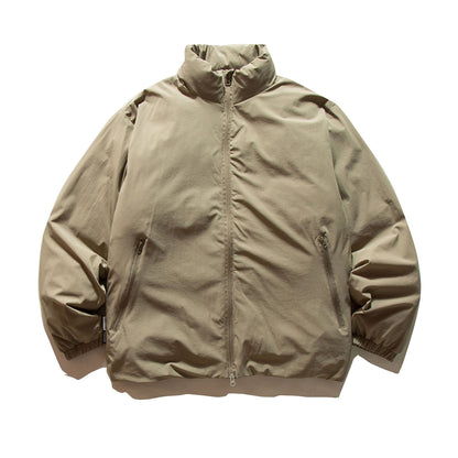 Men's short blouson with light thermal padding, high stand-up collar and elastic cuffs EVA-US