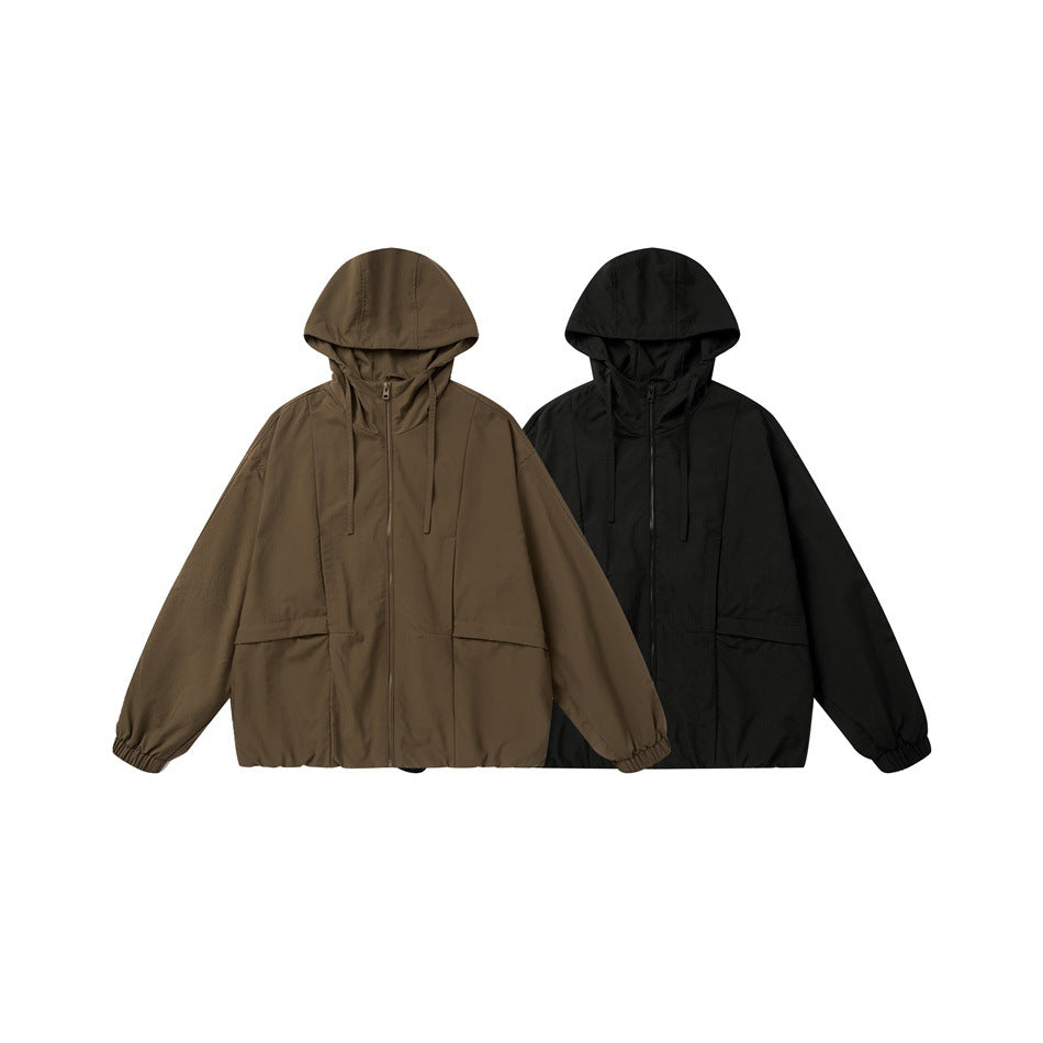Unisex Oversize Hooded Sweatshirt with elastic hem and utility pockets EVA-US