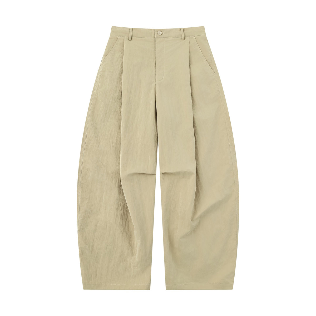 Women's Wide Culotte Pants with High Waist and Structured Cotton Blend EVA-US