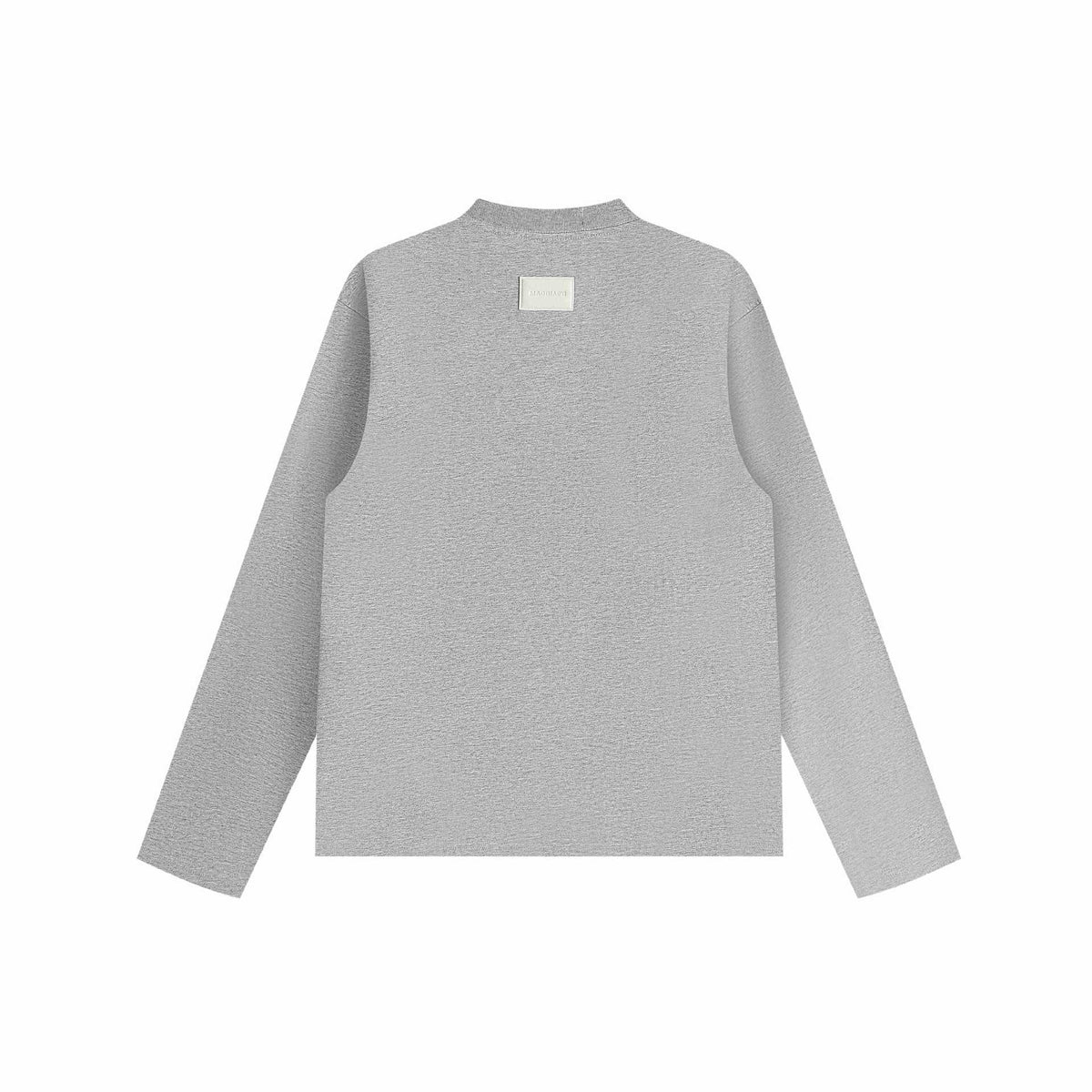 Unisex Oversize Sweatshirt with decorative layered yoke and round neckline EVA-US