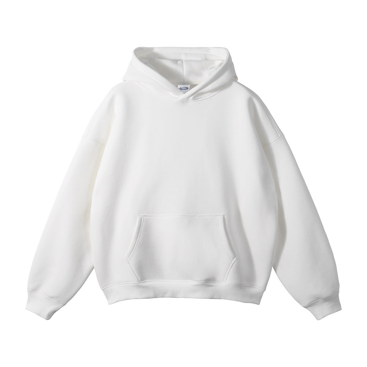 Unisex loose-fitting hoodie made of organic cotton with kangaroo pocket EVA-US
