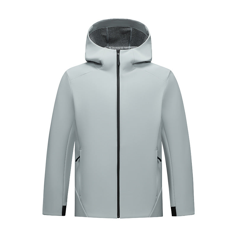 Women's Tailored Softshell Jacket with Hood and Fleece Lining EVA-US