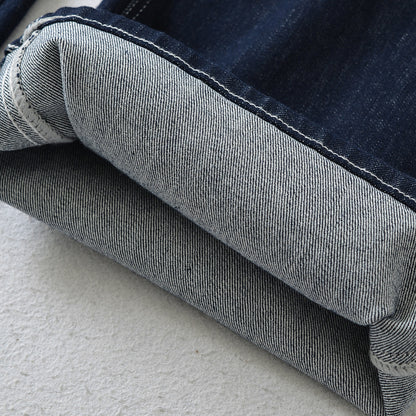 Women Flared Jeans with decorative center seam and contrast stitching EVA-US