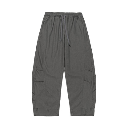 Men's Cargo Jogging Pants with Elastic Waistband, Drawstring, and Side Flap Pockets EVA-US