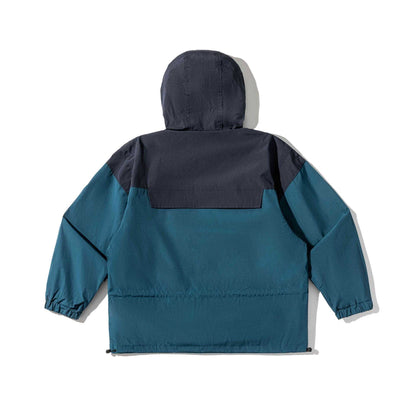 Unisex Functional Field Parka with Hood, Drawstring and Utility Pockets EVA-US