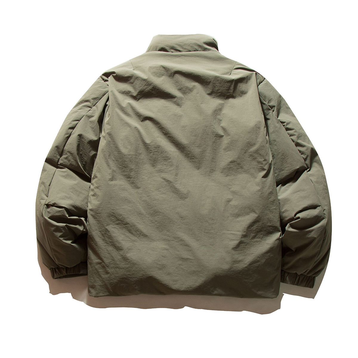 Unisex Boxy-insulated short jacket with padded filling and high stand-up collar EVA-US