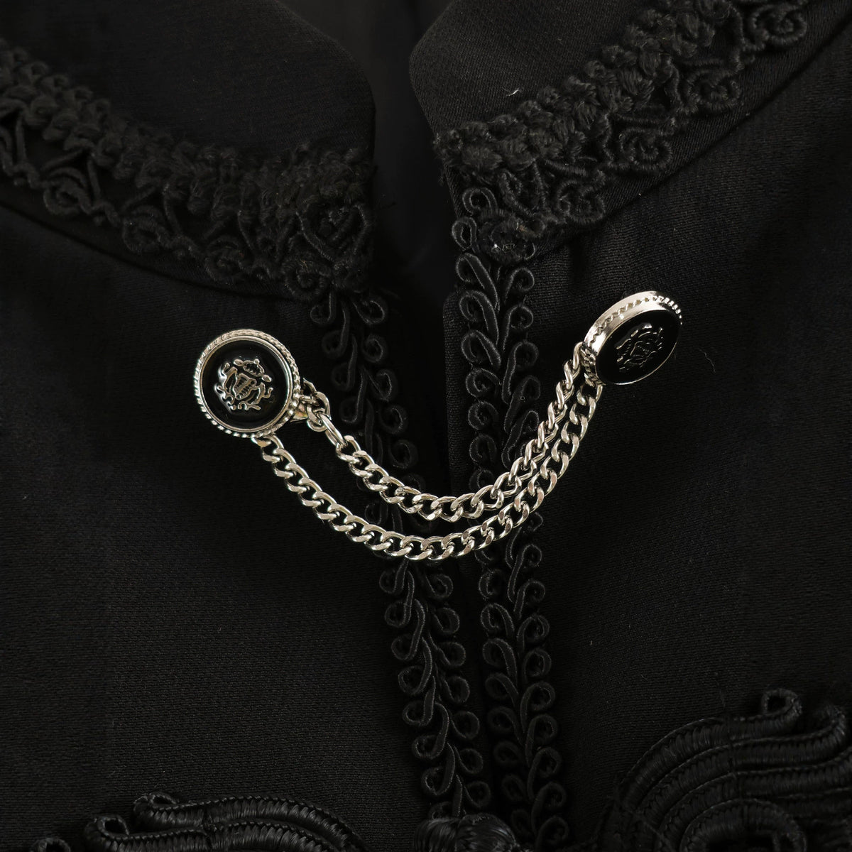 Women's tailored short jacket in Habsburg-inspired military style with cord closure EVA-US