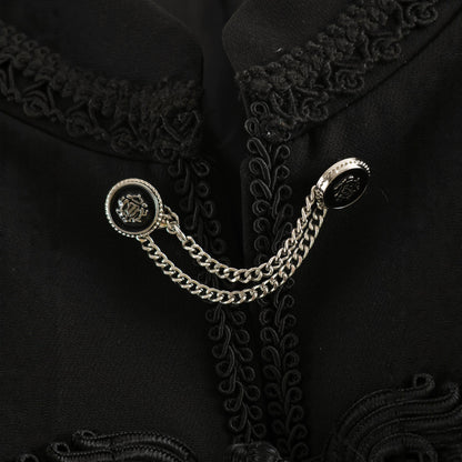 Women's tailored short jacket in Habsburg-inspired military style with cord closure EVA-US