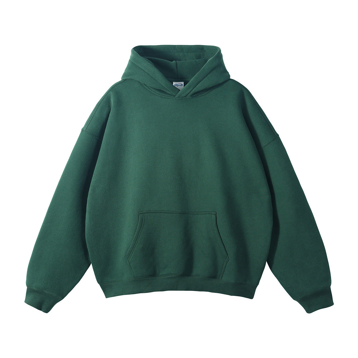 Unisex loose-fitting hoodie made of organic cotton with kangaroo pocket EVA-US