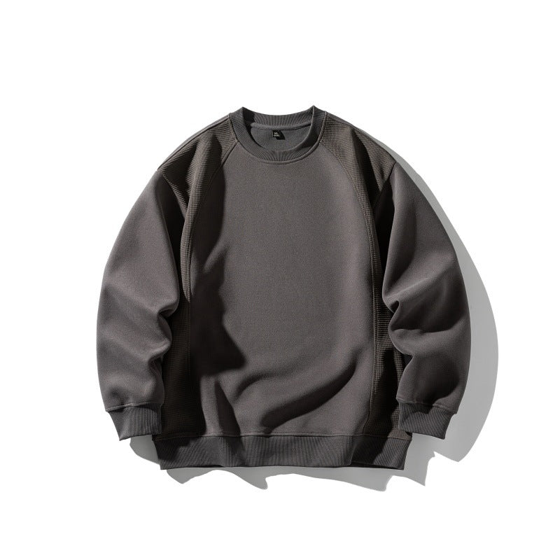 Unisex Oversize Sweatshirt with raglan sleeves and textured side panels EVA-US