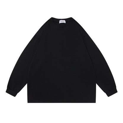 Unisex Oversize-Longsleeve made of heavy cotton blend with raglan sleeves and ribbed cuffs EVA-US