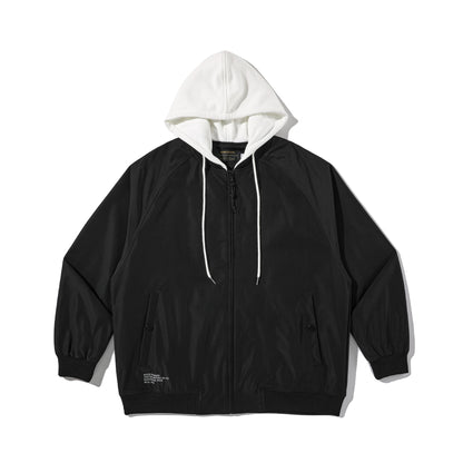 Men's transitional bomber-style parka with integrated sweat hood EVA-US