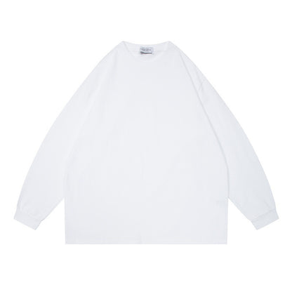Unisex Oversize-Longsleeve made of heavy cotton blend with raglan sleeves and ribbed cuffs EVA-US