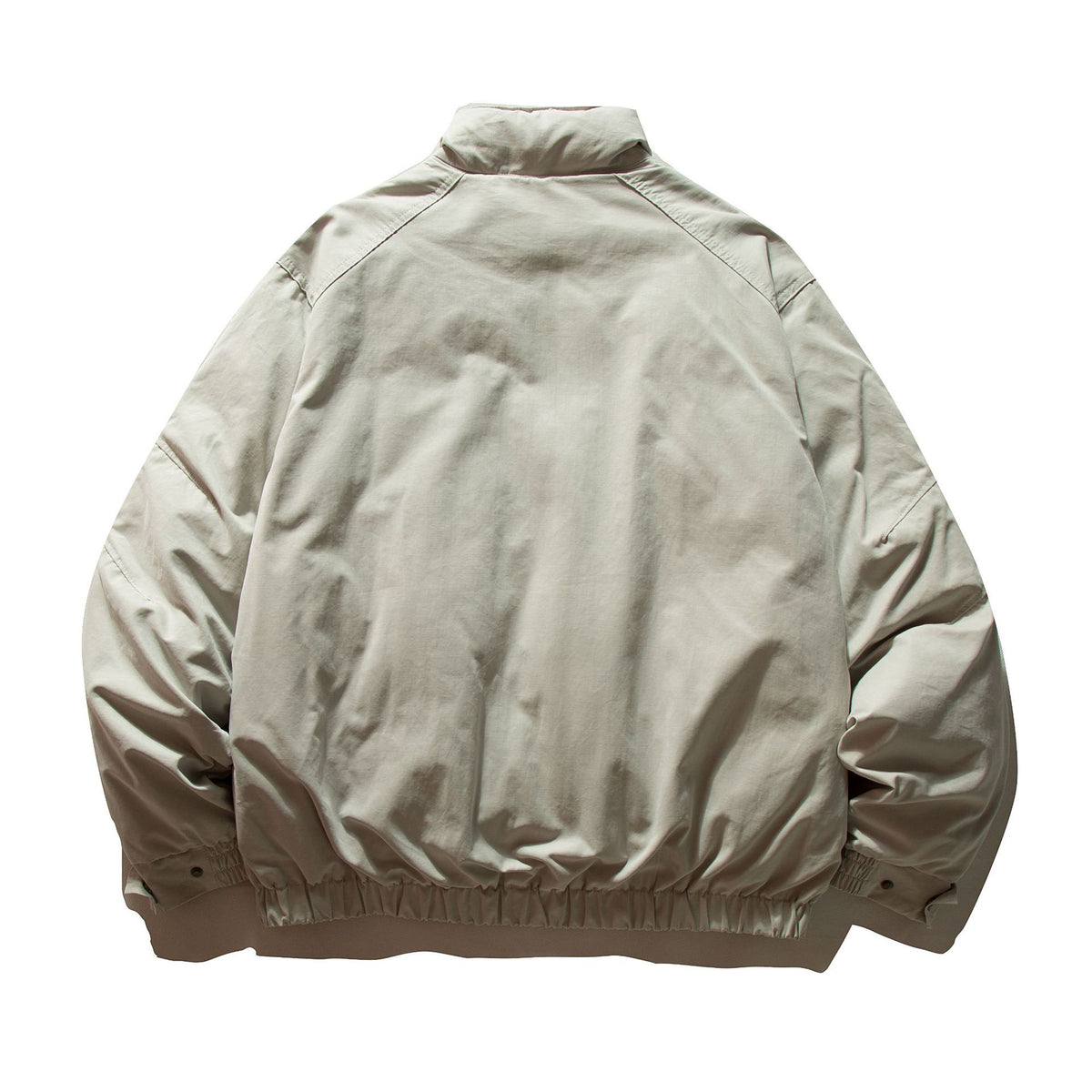 Men's padded bomber jacket with high stand-up collar and elastic hem EVA-US