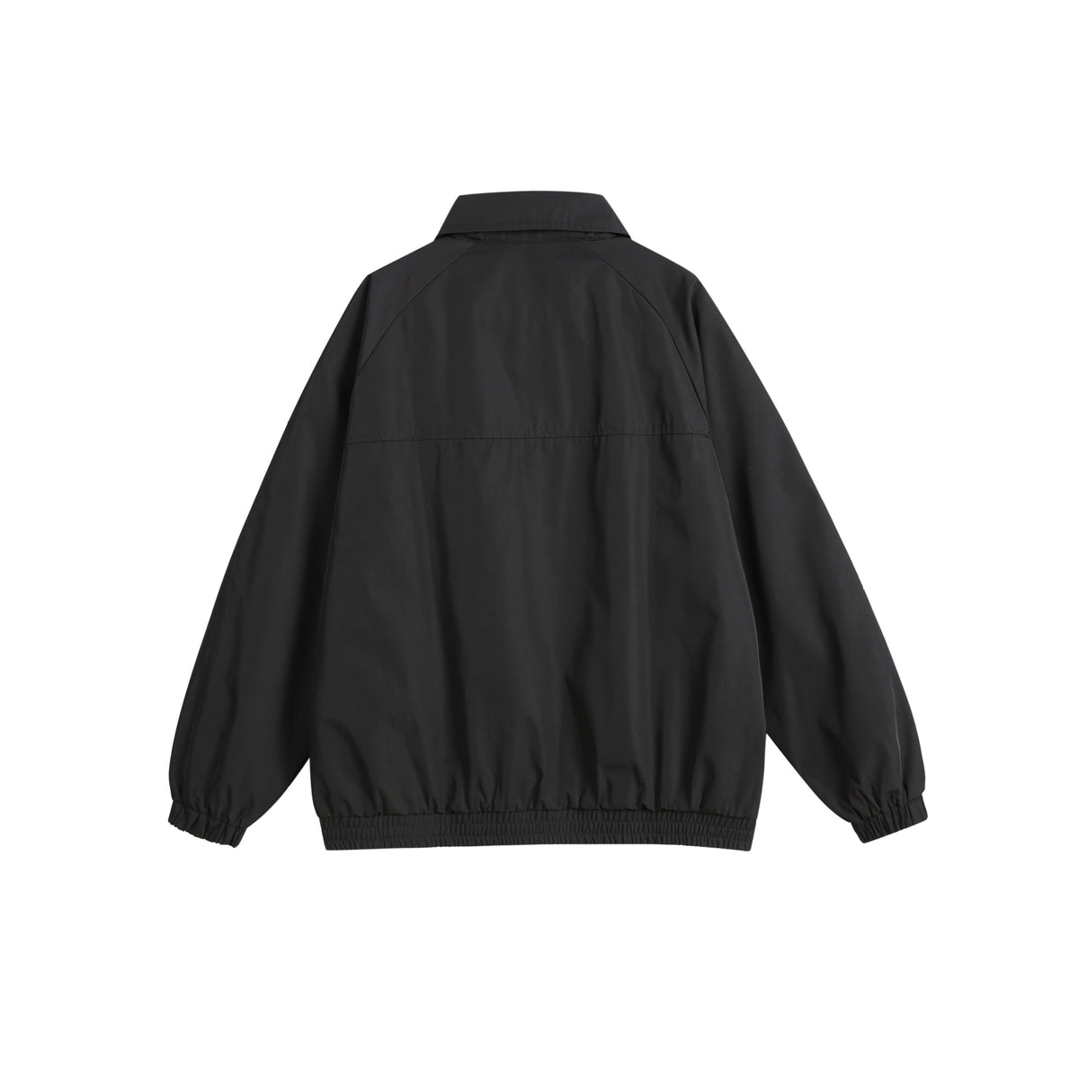 Unisex Boxy Transitional Blouson with Stand Collar and Elastic Hem EVA-US