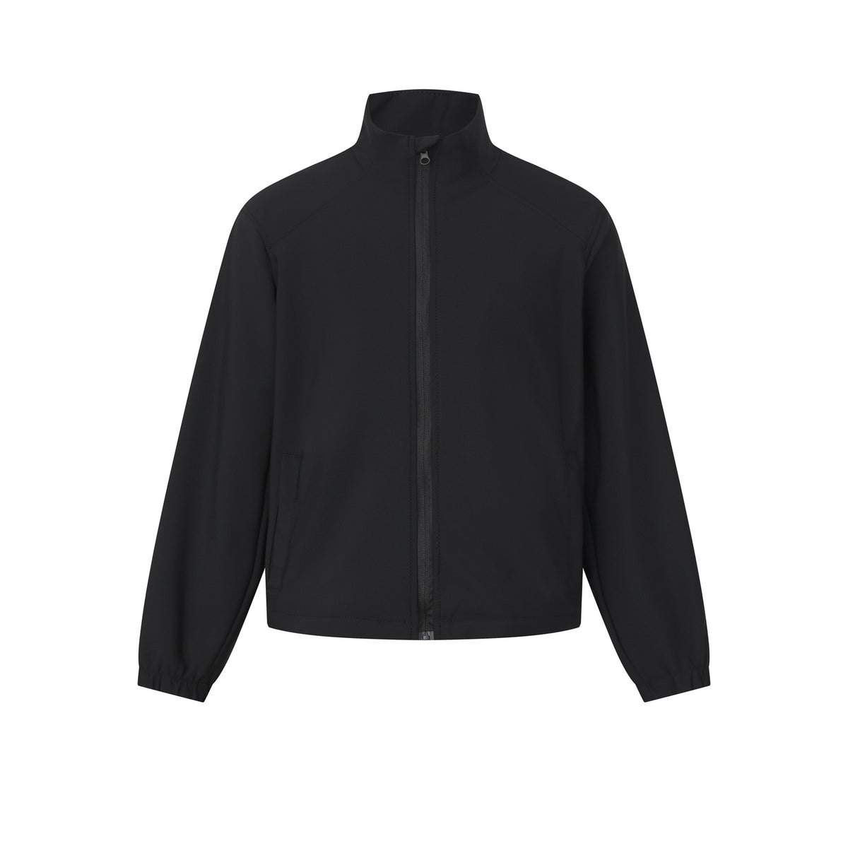 Unisex Short cut lightweight softshell jacket with stand-up collar and elastic cuffs EVA-US