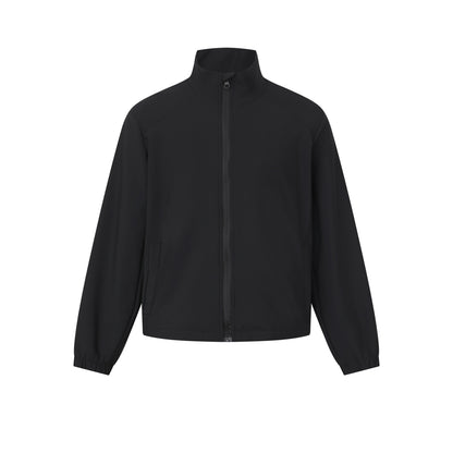 Unisex Short cut lightweight softshell jacket with stand-up collar and elastic cuffs EVA-US