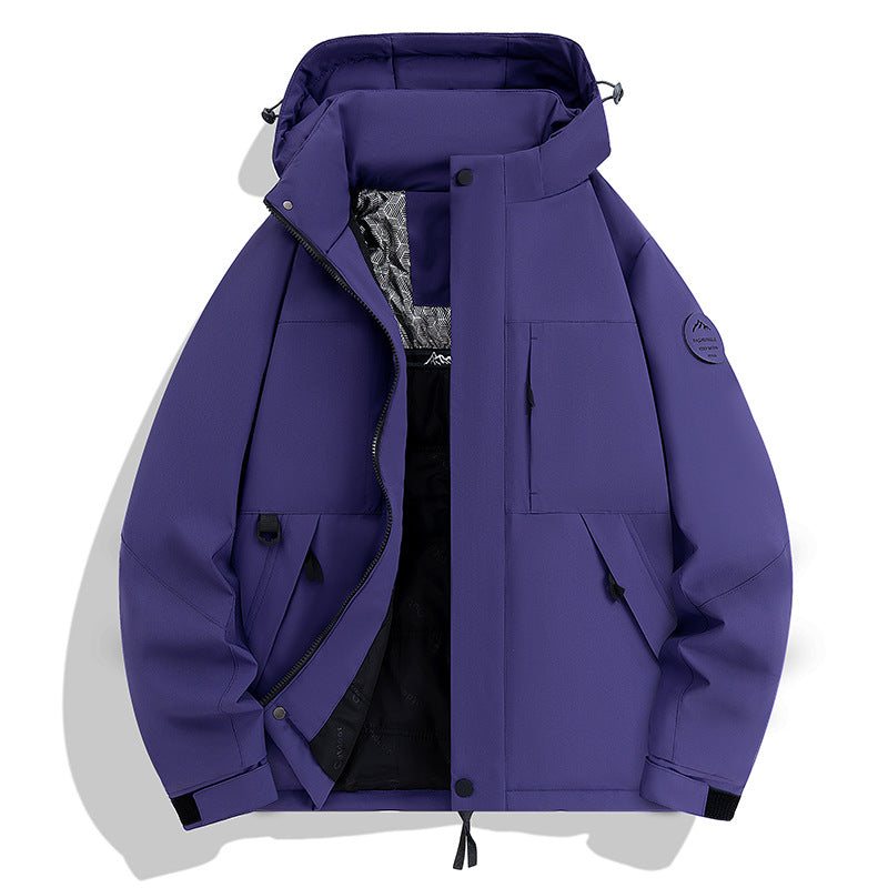 Men's Waterproof and Breathable Softshell Outdoor Jacket EVA-US