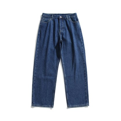Women High-waisted straight cut Denim jeans with wide leg EVA-US