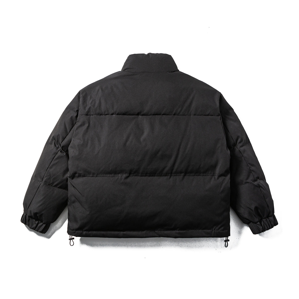 Unisex Boxy-padded Puffer jacket with high standing collar, adjustable hem and utility belt EVA-US