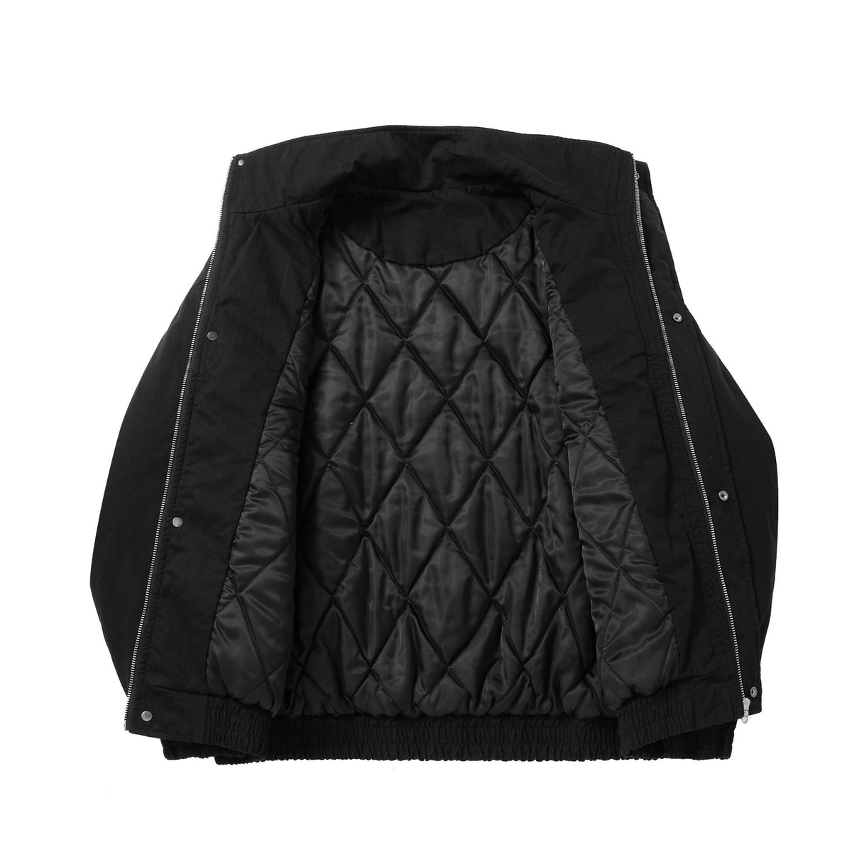 Unisex Boxy Field Jacket with high standing collar and utility pockets EVA-US