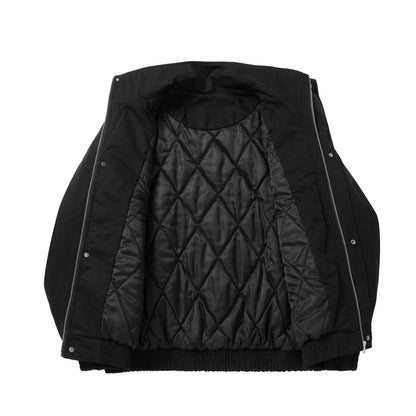 Unisex Boxy Field Jacket with high standing collar and utility pockets EVA-US