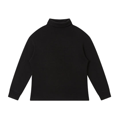 Women finely structured turtleneck sweater made of cotton blend with raglan sleeves EVA-US