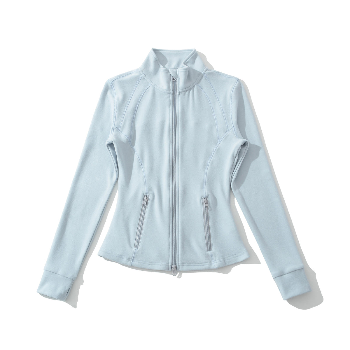 Women's Tailored Functional Fleece Jacket with Stand-up Collar and Shaping Seams EVA-US
