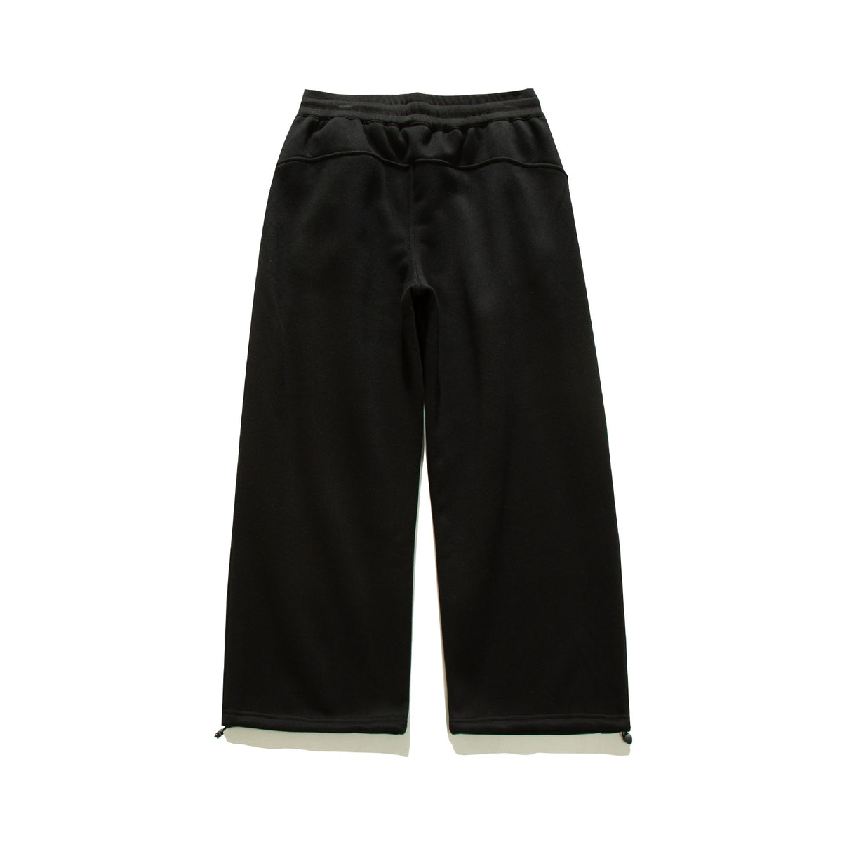 Women's Wide Sweat Culotte with Drawstring, Decorative Seams and Adjustable Hem EVA-US
