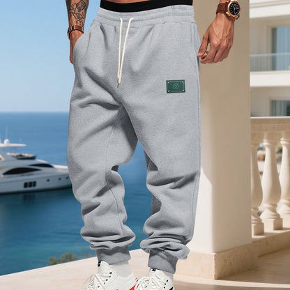 Men's comfortable jogging pants with adjustable waistband and practical side pockets EVA-US