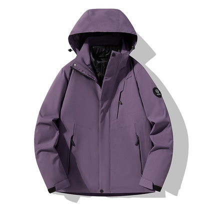 Men's triple combinable functional jacket with detachable quilted vest EVA-US