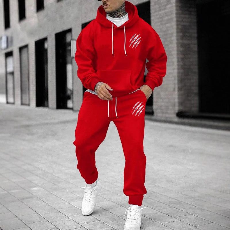 Men's tracksuit with modern graphic design and practical pockets EVA-US