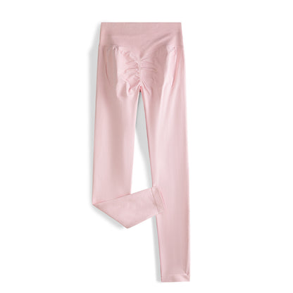 Women's Seamless High-Waist Leggings with Wide Comfort Waistband EVA-US