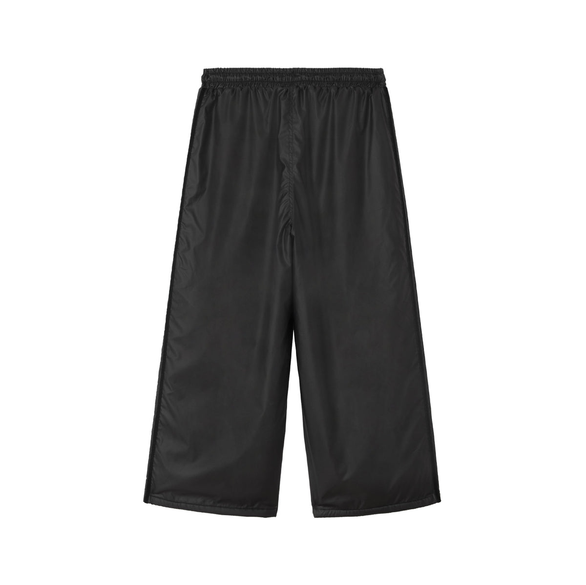 Unisex Loose Technical Nylon Training Pants with Elastic Drawstring and Side Inserts EVA-US