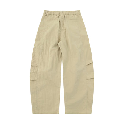 Women's Wide Culotte Pants with High Waist and Structured Cotton Blend EVA-US