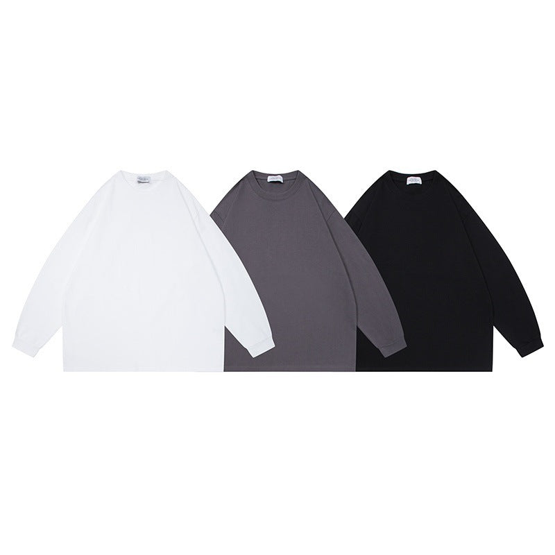 Unisex Oversize-Longsleeve made of heavy cotton blend with raglan sleeves and ribbed cuffs EVA-US